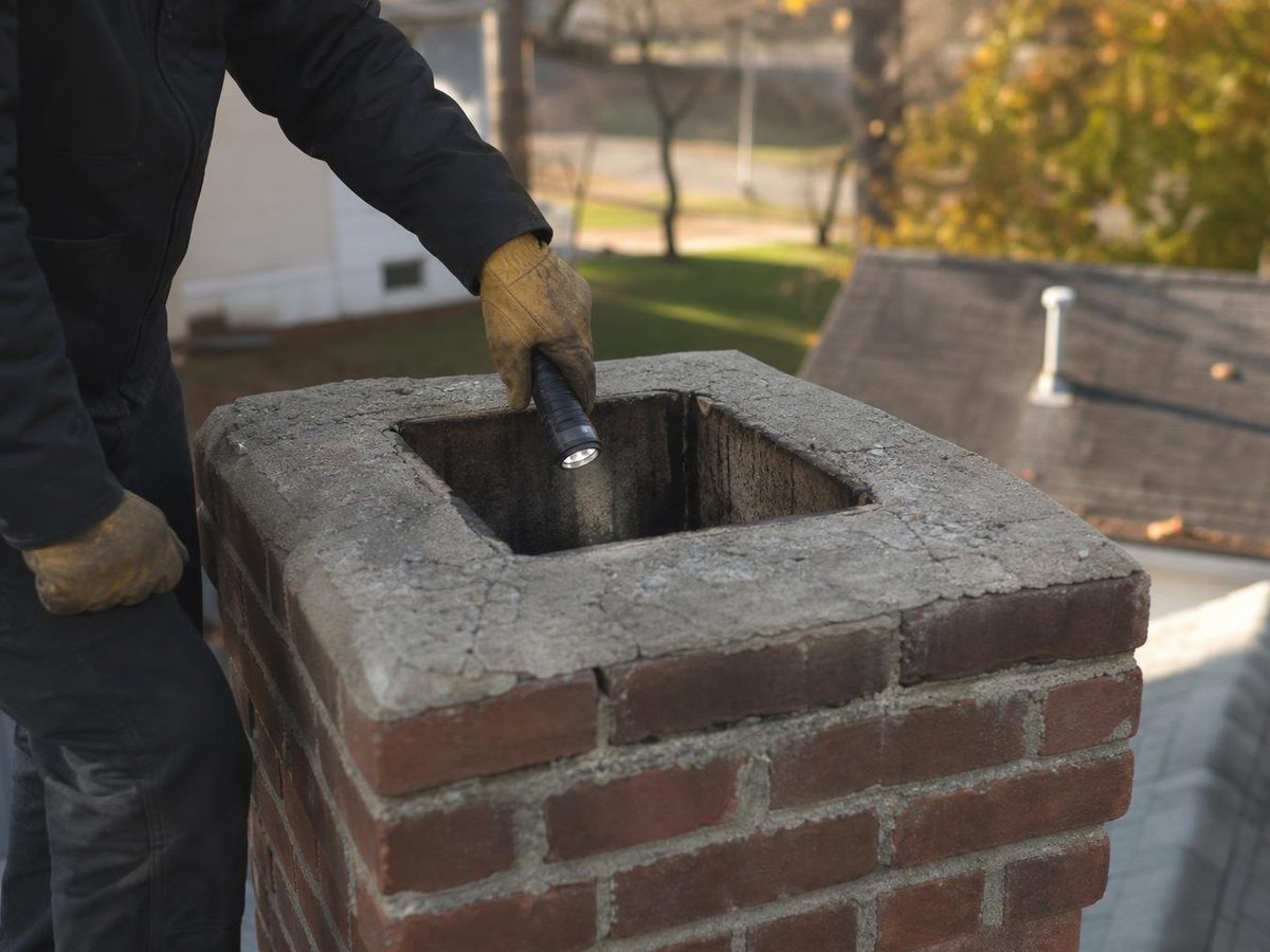 Kindling Chimney Service work in Boston